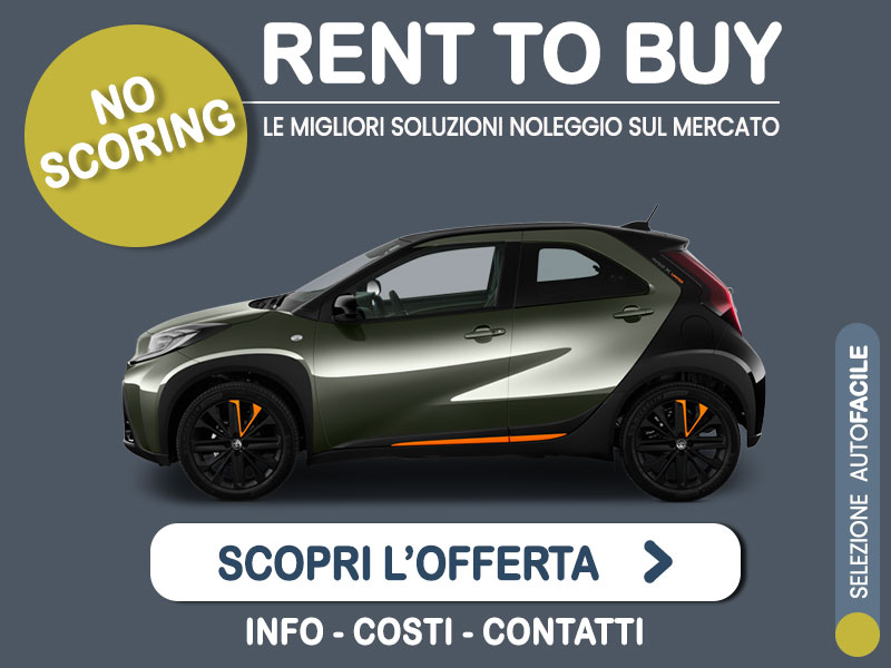 Offerta City car Rent to buy TOYOTA AYGO X 1.0 VVT-i: l'offerta no scoring di Medicredit Rent - in pronta consegna Benzina  foto 0