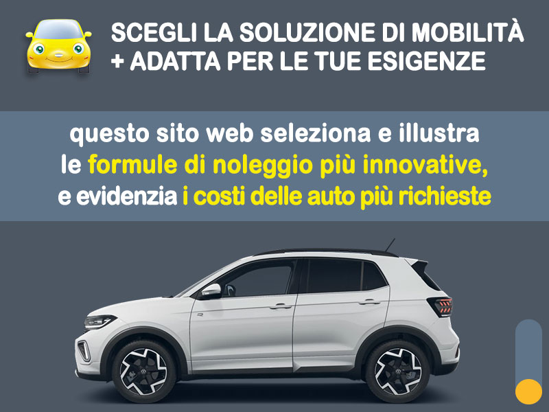 Offerta SUV e CrossOver Rent to buy VOLKSWAGEN T-CROSS 1.0 TSI: l'offerta no scoring di Medicredit Rent - in pronta consegna Benzina  foto 1