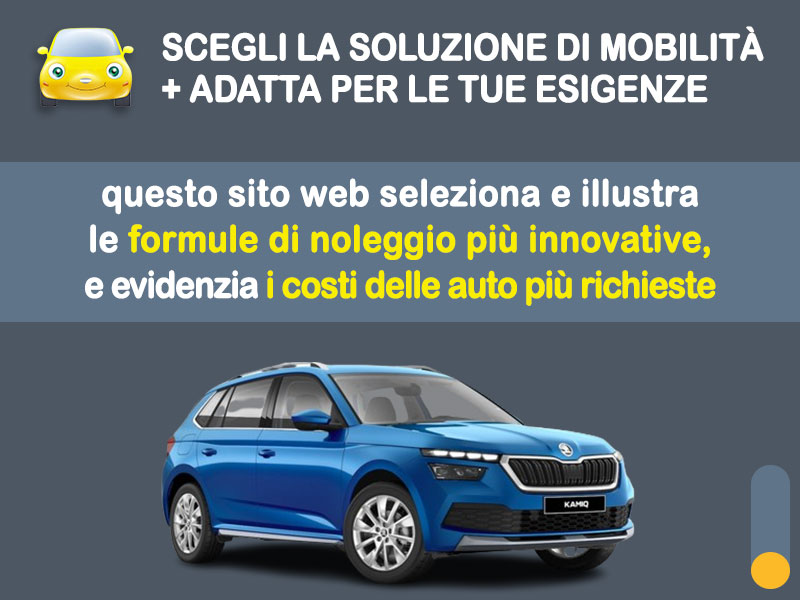 Offerta SUV e CrossOver ŠKODA KAMIQ a benzina: noleggio no scoring - l'offerta 