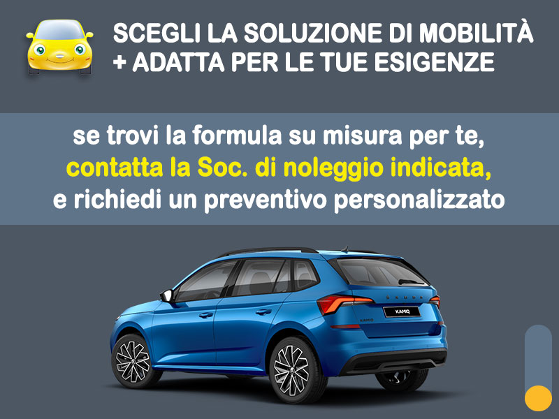 Offerta SUV e CrossOver ŠKODA KAMIQ a benzina: noleggio no scoring - l'offerta 