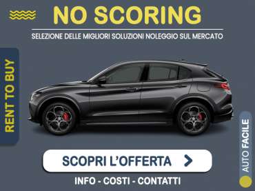 Offerta SUV e CrossOver ALFA ROMEO STELVIO 280CV Veloce a benzina con cambio automatico: noleggio no scoring - l'offerta RENT TO BUY del broker MT Motors, con possibilità di acquisto a tariffa agevolata Benzina 