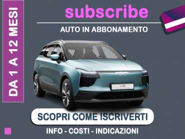 Offerta SUV e CrossOver Auto in abbonamento: come funziona il piano di noleggio 