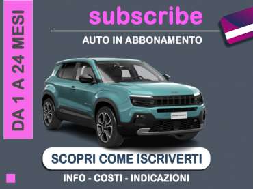 Offerta SUV e CrossOver Auto in abbonamento: come funziona il piano di noleggio 
