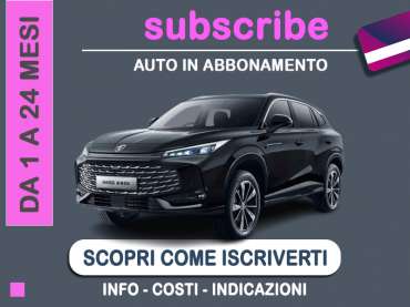 Offerta SUV e CrossOver Auto in abbonamento: come funziona il piano di noleggio 