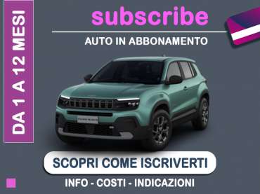 Offerta SUV e CrossOver Auto in abbonamento: come funziona il piano di noleggio 