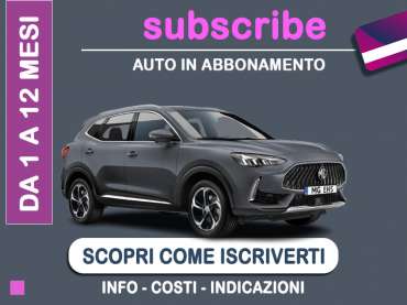 Offerta SUV e CrossOver Auto in abbonamento: come funziona il piano di noleggio 