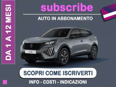 Offerta SUV e CrossOver Auto in abbonamento: come funziona il piano di noleggio 