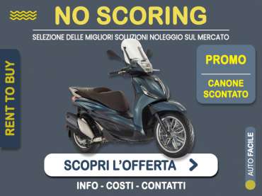 Offerta Scooter PIAGGIO BEVERLY 300 (22CV): noleggio no scoring - l'offerta RENT TO BUY del broker MT Motors, con possibilità di acquisto a tariffa agevolata Benzina 