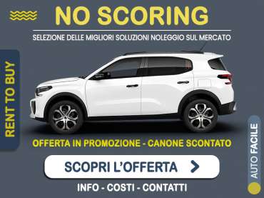 Offerta SUV e CrossOver CITROËN C3 Aircross PureTech 110 Plus: noleggio no scoring - l'offerta RENT TO BUY del broker MT Motors, con possibilità di acquisto a tariffa agevolata Benzina 