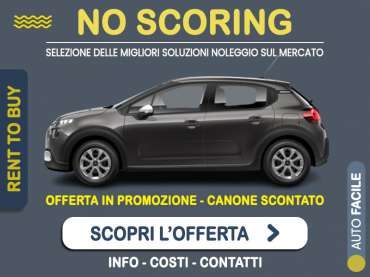 Offerta Berlina CITROËN C3 PureTech 83: noleggio no scoring - l'offerta RENT TO BUY del broker MT Motors, con possibilità di acquisto a tariffa agevolata Benzina 