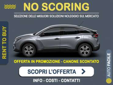 Offerta Berlina CITROËN C4 PureTech 130: noleggio no scoring - l'offerta RENT TO BUY del broker MT Motors, con possibilità di acquisto a tariffa agevolata Benzina 