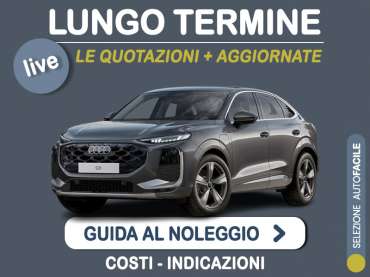 Offerta SUV e CrossOver AUDI Q3 Sportback e-hybrid: come noleggiarla e quanto costa Plug-in Hybrid 