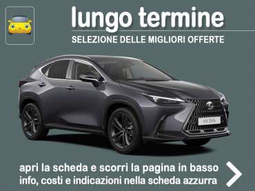 Offerta SUV e CrossOver Come noleggiare una LEXUS NX hybrid e quanto costa = scopri l’offerta noleggio KINTO One Full Hybrid 