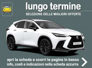 Offerta SUV e CrossOver Come noleggiare una LEXUS NX Plug-in e quanto costa = scopri l’offerta noleggio KINTO One Plug-in Hybrid 