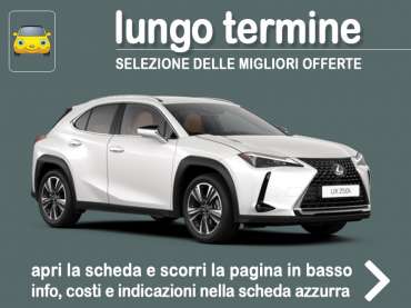 Offerta SUV e CrossOver Come noleggiare una LEXUS UX hybrid e quanto costa = scopri l’offerta noleggio KINTO One Full Hybrid 