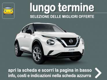 Offerta SUV e CrossOver Come noleggiare una NISSAN JUKE DIG-T e quanto costa Benzina 