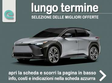 Offerta SUV e CrossOver Come noleggiare un nuovo TOYOTA bZ4X e quanto costa = scopri come funziona la formula KINTO One Elettrica 