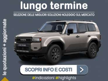Offerta SUV e CrossOver Come noleggiare un nuovo TOYOTA LAND CRUISER e quanto costa? Scopriamo la soluzione di KINTO One Diesel 
