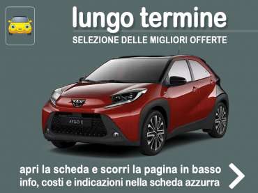 Offerta SUV e CrossOver Come noleggiare una TOYOTA AYGO X e quanto costa = scopri come funziona la formula KINTO One Benzina 