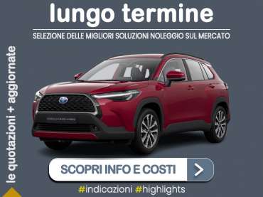 Offerta SUV e CrossOver Come noleggiare una TOYOTA COROLLA CROSS Hybrid e quanto costa? Scopriamo la soluzione di KINTO One Full Hybrid 