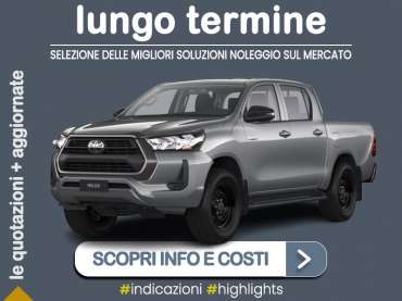 Offerta Pick Up Come noleggiare un Pick-up TOYOTA HILUX e quanto costa? Scopriamo la soluzione di KINTO One Diesel 