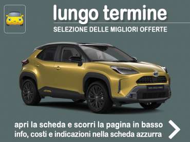 Offerta SUV e CrossOver Come noleggiare una TOYOTA YARIS CROSS e quanto costa = scopri come funziona la formula KINTO One Full Hybrid 