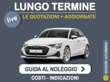 Offerta Berlina AUDI A3 Sportback e-hybrid: come noleggiarla e quanto costa Plug-in Hybrid 