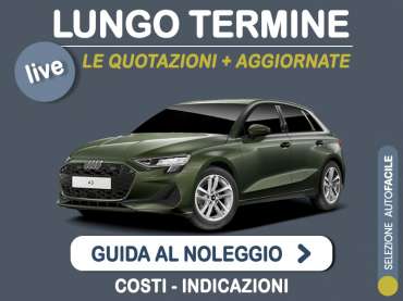 Offerta Berlina AUDI A3 Sportback: come noleggiarla e quanto costa Varie motorizzazioni 