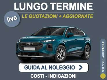 Offerta SUV e CrossOver AUDI Q3 Sportback: come noleggiarla e quanto costa Varie motorizzazioni 