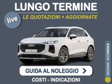 Offerta SUV e CrossOver AUDI Q3: come noleggiarla e quanto costa Varie motorizzazioni 