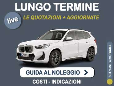 Offerta SUV e CrossOver BMW iX1: come noleggiarla e quanto costa Elettrica 