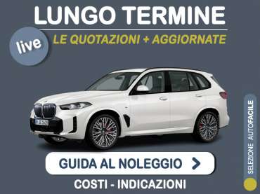 Offerta SUV e CrossOver BMW X5: come noleggiarla e quanto costa Varie motorizzazioni 