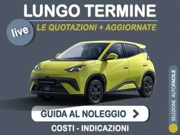 Offerta City car BYD DOLPHIN SURF: come noleggiarla e quanto costa Elettrica 