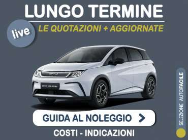 Offerta City car BYD DOLPHIN: come noleggiarla e quanto costa Elettrica 