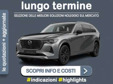 Offerta SUV e CrossOver Come noleggiare una MAZDA CX-80 HOMURA IBRIDA DIESEL e quanto costa? Scopriamo la soluzione più aggiornata Ibrida - benzina (MHEV) 