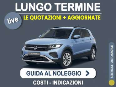 Offerta SUV e CrossOver VOLKSWAGEN T-CROSS: come noleggiarla e quanto costa Benzina 