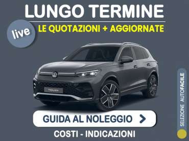 Offerta SUV e CrossOver VOLKSWAGEN TIGUAN: come noleggiarla e quanto costa Varie motorizzazioni 