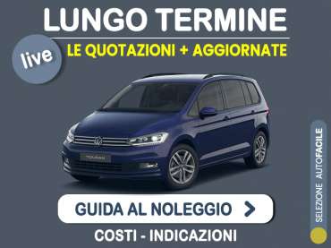 Offerta Monovolume e Multispazio VOLKSWAGEN TOURAN: come noleggiarla e quanto costa Diesel 