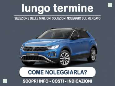 Offerta SUV e CrossOver Come noleggiare una VOLKSWAGEN T-ROC e quanto costa? Scopriamo la soluzione NOLEGGIO VOLKSWAGEN per Privati e Professionisti Benzina 