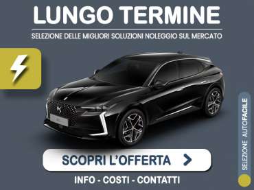 Offerta Berlina DS N°4 E-TENSE elettrica: l'offerta noleggio del broker Medicredit Rent con la formula speciale e-MOVE di Leasys Elettrica 