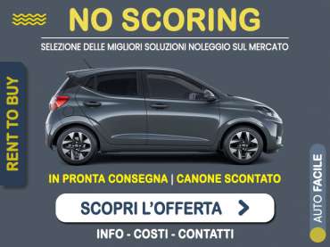 Offerta City car HYUNDAI i10 67CV ConnectLine: noleggio no scoring - l'offerta RENT TO BUY del broker MT Motors, con possibilità di acquisto a tariffa agevolata Benzina 