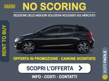 Offerta Berlina HYUNDAI i20 100CV ConnectLine DCT: noleggio no scoring - l'offerta RENT TO BUY del broker MT Motors, con possibilità di acquisto a tariffa agevolata Ibrida - benzina (MHEV) 