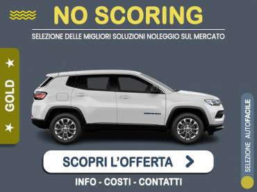 Offerta SUV e CrossOver JEEP COMPASS 4xe plug-in hybrid cambio automatico: noleggio no scoring - l'offerta 