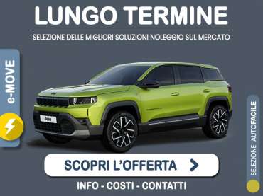 Offerta SUV e CrossOver JEEP COMPASS elettrica Altitude: l'offerta noleggio del broker Medicredit Rent con la formula speciale e-MOVE di Leasys Elettrica 