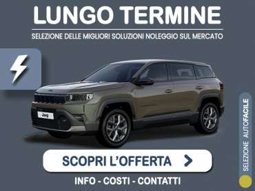 Offerta SUV e CrossOver JEEP COMPASS 1.6 Turbo PHEV DCT: l'offerta noleggio del broker Medicredit Rent con la formula speciale e-MOVE di Leasys Plug-in Hybrid 