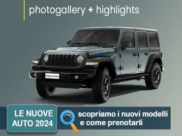 Offerta SUV e CrossOver JEEP WRANGLER 4xe 2024: come noleggiarla? Le nostre indicazioni per le migliori soluzioni sul mercato, con highlights e photogallery del nuovo modello Plug-in Hybrid 