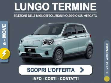 Offerta City car LEAPMOTOR T03 - City car elettrica: l'offerta noleggio del broker Medicredit Rent con la formula speciale e-MOVE di Leasys Elettrica 