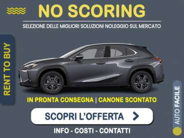 Offerta SUV e CrossOver LEXUS UX 250h (184CV) CVT Executive: noleggio no scoring - l'offerta RENT TO BUY del broker MT Motors, con possibilità di acquisto a tariffa agevolata Full Hybrid 