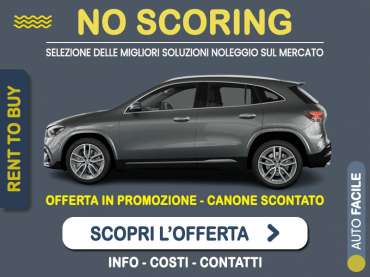Offerta SUV e CrossOver MERCEDES-BENZ GLA 200d AMG Line: noleggio no scoring - l'offerta RENT TO BUY del broker MT Motors, con possibilità di acquisto a tariffa agevolata Ibrida - diesel (MHEV) 