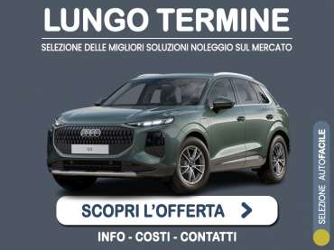 Offerta SUV e CrossOver AUDI Q3 e-Hybrid: la quotazione più aggiornata del broker Medicredit Rent per il noleggio a lungo termine [febbraio 2026] Plug-in Hybrid 